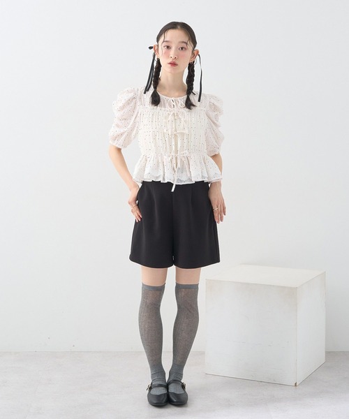 美品♡イッセイミヤケホワイトレーベル/シャーリングプリーツブラウス/シアー/2 楽天市場】ISSEY MIYAKE WHITE LABEL ブラウス 長袖 シャツ