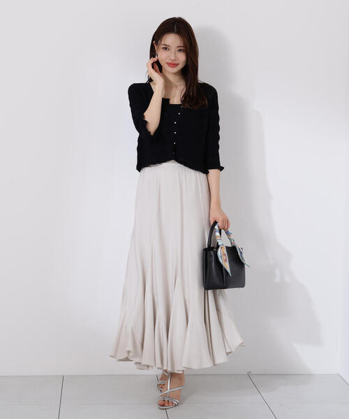 PROPORTION BODY DRESSING（プロポーションボディドレッシング）の「エスカルゴマーメイドフレアスカート / 1215220700（スカート・レディース・グレー/ブラウン・SMALL/MEDIUM）」の5枚目の写真