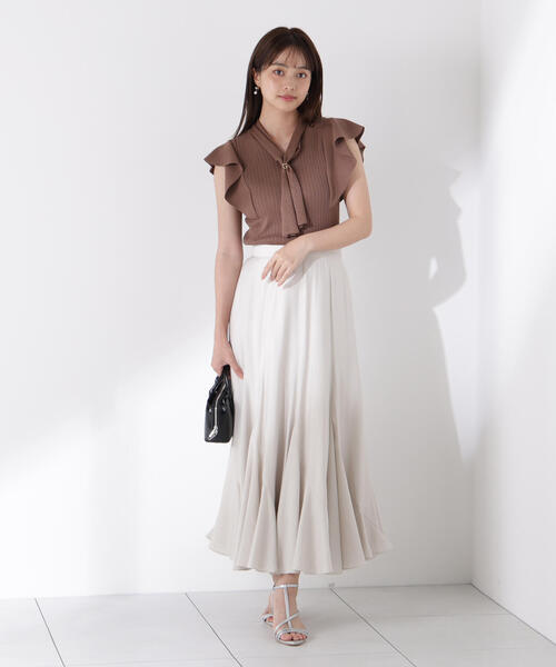 PROPORTION BODY DRESSING（プロポーションボディドレッシング）の「エスカルゴマーメイドフレアスカート / 1215220700（スカート・レディース・グレー/ブラウン・SMALL/MEDIUM）」の8枚目の写真