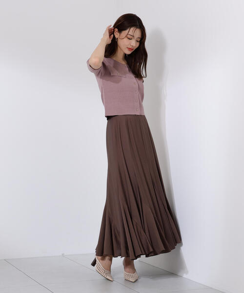 PROPORTION BODY DRESSING（プロポーションボディドレッシング）の「エスカルゴマーメイドフレアスカート / 1215220700（スカート・レディース・グレー/ブラウン・SMALL/MEDIUM）」の17枚目の写真