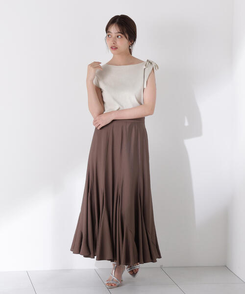 PROPORTION BODY DRESSING（プロポーションボディドレッシング）の「エスカルゴマーメイドフレアスカート / 1215220700（スカート・レディース・グレー/ブラウン・SMALL/MEDIUM）」の22枚目の写真