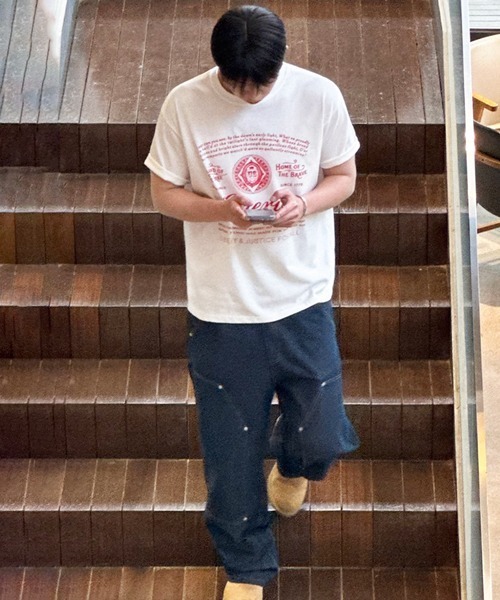 NOWLE(ノウル)の「【NOWLE】アメリカンフラッグ モチーフ 半袖 Tシャツ(Tシャツ/カットソー・メンズ・ホワイト/ワインレッド/ブラック・MEDIUM/LARGE/X-LARGE)」の11枚目の写真