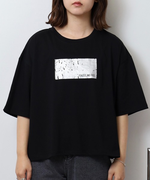 FUNALIVE(ファンアライブ)の「je crois soi ヴィンテージ箔プリント カットソー(Tシャツ/カットソー・レディース・オフホワイト/ブラック・FREE)」の11枚目の写真