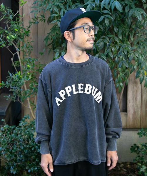 APPLEBUM(アップルバム)の「“Old Baseball” Crew Sweat(スウェット・メンズ・ブラック系その他/ブルー系その他・X-LARGE/LARGE/XX-LARGE/MEDIUM)」の6枚目の写真