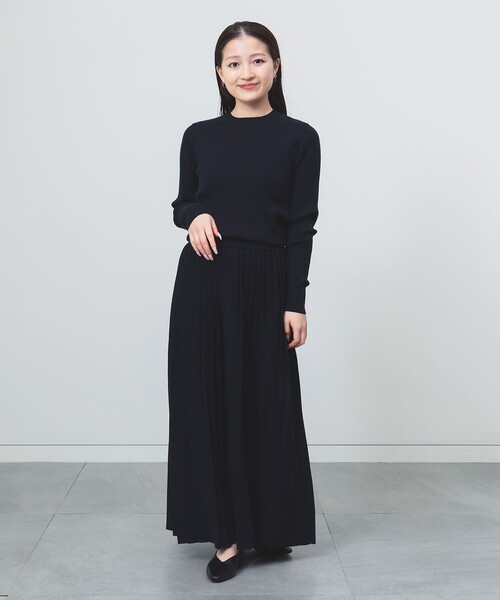 BEAMS HEART（ビームスハート）の「リブニット セットアップ（セットアイテム）（ワンピース・レディース・ブラウン/ホワイト系その他5/グレー/ネイビー・MEDIUM/SMALL）」の14枚目の写真