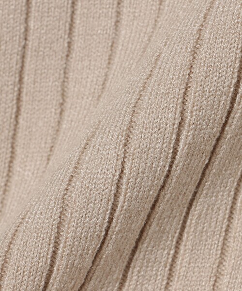 BEAMS HEART（ビームスハート）の「リブニット セットアップ（セットアイテム）（ワンピース・レディース・ブラウン/ホワイト系その他5/グレー/ネイビー・MEDIUM/SMALL）」の19枚目の写真