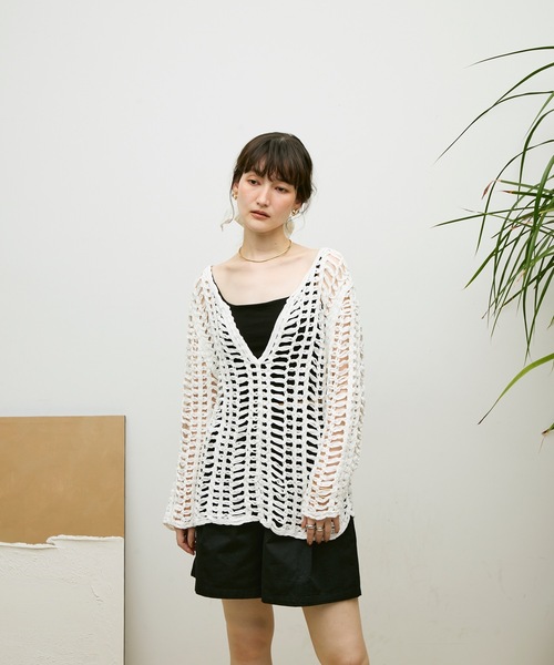 Loose mesh tops / ルーズメッシュトップス（その他トップス