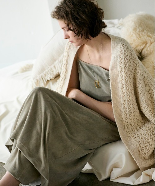 WALANCE（ワランス）の「cotton velour camisole dress（ワンピース・レディース・グレー系その他/ブルー系その他/ワイン系・FREE）」の15枚目の写真