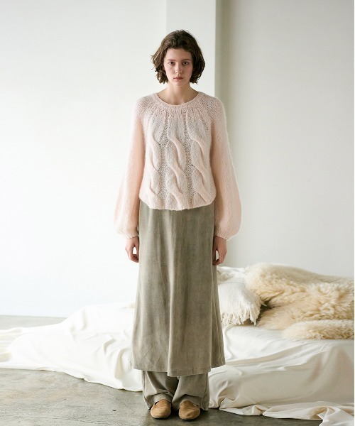 WALANCE（ワランス）の「cotton velour camisole dress（ワンピース・レディース・グレー系その他/ブルー系その他/ワイン系・FREE）」の10枚目の写真