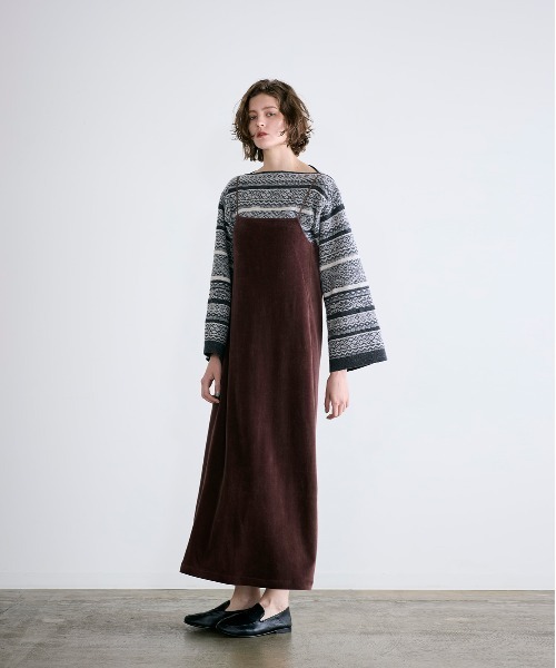 WALANCE（ワランス）の「cotton velour camisole dress（ワンピース・レディース・グレー系その他/ブルー系その他/ワイン系・FREE）」の21枚目の写真