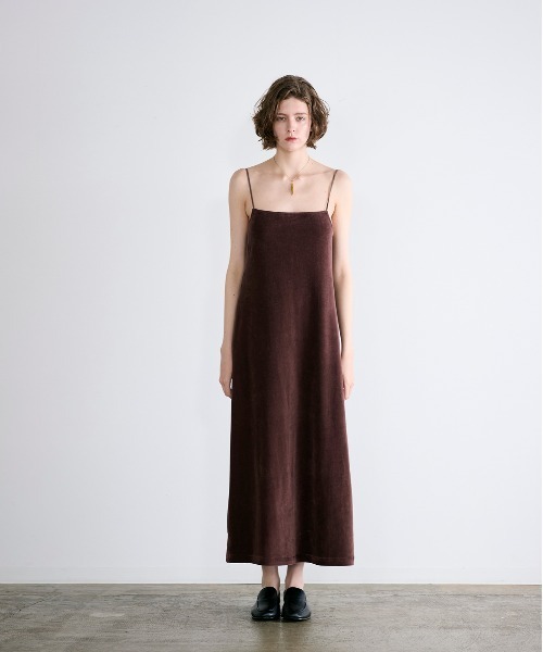 WALANCE（ワランス）の「cotton velour camisole dress（ワンピース・レディース・グレー系その他/ブルー系その他/ワイン系・FREE）」の19枚目の写真