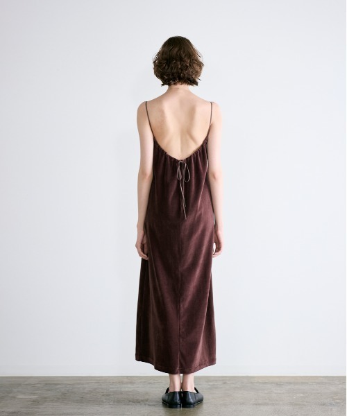 WALANCE（ワランス）の「cotton velour camisole dress（ワンピース・レディース・グレー系その他/ブルー系その他/ワイン系・FREE）」の18枚目の写真
