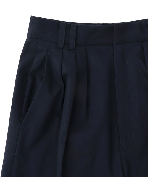 THREE DOTS TURQUOISE(スリードットターコイズ)の「THREE DOTS TURQUOISE × DRESSLAVE / THREE TUCK PANTS(スリータックパンツ)(スラックス・レディース・ブラック/ネイビー・36/34)」の20枚目の写真
