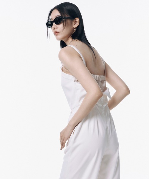 JOSE MOON(ジョゼムーン)の「LAYERED LIKE ROMPERS/レイヤードライクロンパース(サロペット/オーバーオール・レディース・ホワイト/ブラック・38/36)」の18枚目の写真