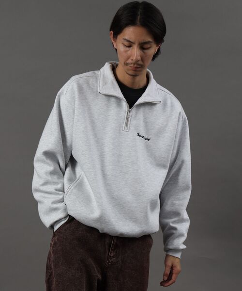 BEN DAVIS（ベンデイビス）】HEAVY SWEAT HALF ZIP / ヘビースウェット
