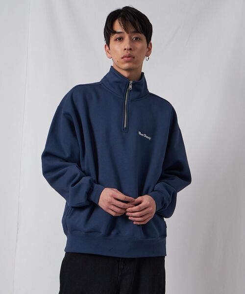 BEN DAVIS（ベンデイビス）】HEAVY SWEAT HALF ZIP / ヘビースウェット