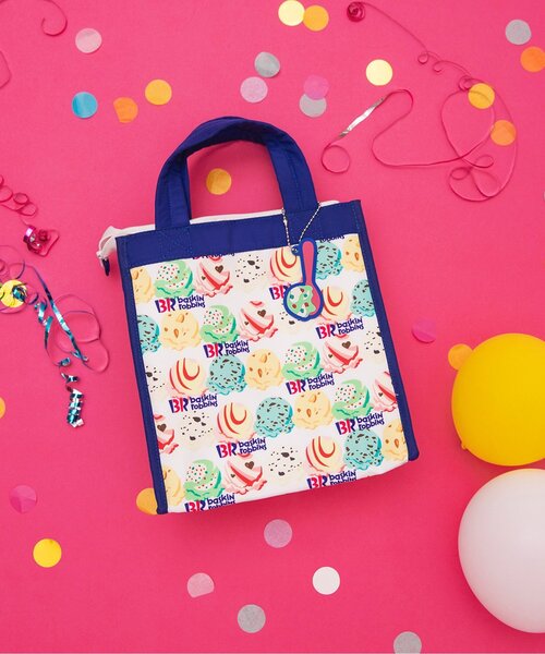 BREEZE(ブリーズ)の「サーティワン 総柄保冷バッグ(エコバッグ/サブバッグ・キッズ・オフホワイト・FREE)」の11枚目の写真