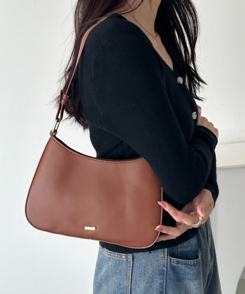 wears(ウェアーズ)の「2WAY PUハンドバッグ ショルダーバッグ(ショルダーバッグ・レディース・ブラック/オフホワイト/レッド/ピンク/ブラウン・FREE)」の3枚目の写真