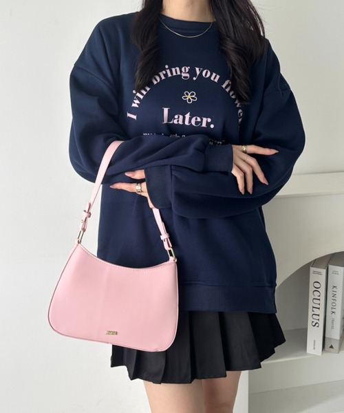 wears(ウェアーズ)の「2WAY PUハンドバッグ ショルダーバッグ(ショルダーバッグ・レディース・ブラック/オフホワイト/レッド/ピンク/ブラウン・FREE)」の4枚目の写真