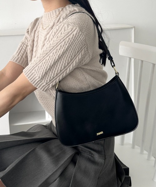 wears(ウェアーズ)の「2WAY PUハンドバッグ ショルダーバッグ(ショルダーバッグ・レディース・ブラック/オフホワイト/レッド/ピンク/ブラウン・FREE)」の1枚目の写真