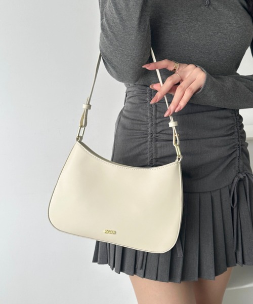 wears(ウェアーズ)の「2WAY PUハンドバッグ ショルダーバッグ(ショルダーバッグ・レディース・ブラック/オフホワイト/レッド/ピンク/ブラウン・FREE)」の10枚目の写真