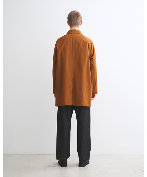 Traditional Weatherwear(トラディショナルウェザーウェア)の「WORK COAT 002(ステンカラーコート・メンズ・ブラウン系その他/ブラック・38/36)」の5枚目の写真