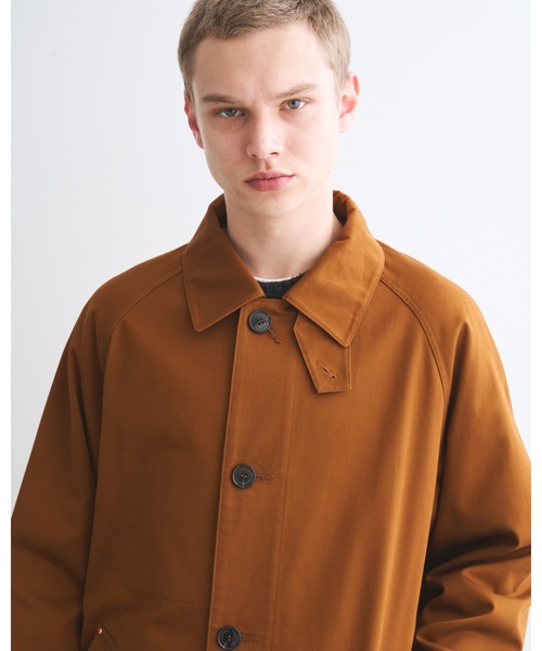 Traditional Weatherwear(トラディショナルウェザーウェア)の「WORK COAT 002(ステンカラーコート・メンズ・ブラウン系その他/ブラック・38/36)」の6枚目の写真