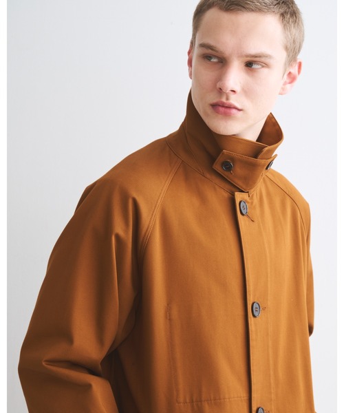 Traditional Weatherwear(トラディショナルウェザーウェア)の「WORK COAT 002(ステンカラーコート・メンズ・ブラウン系その他/ブラック・38/36)」の10枚目の写真