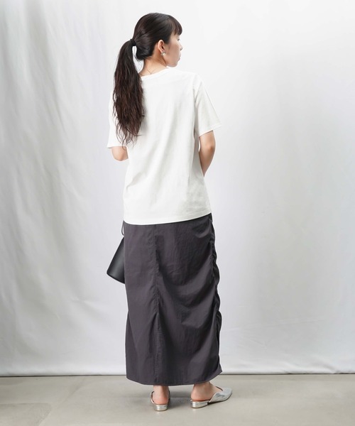 LUCA/LADY LUCK LUCA（ルカ/レディラックルカ）の「LC/LLL 転写プリントTシャツ（Tシャツ/カットソー・レディース・カーキ/オフホワイト・FREE）」の5枚目の写真