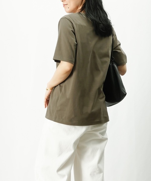 LUCA/LADY LUCK LUCA（ルカ/レディラックルカ）の「LC/LLL 転写プリントTシャツ（Tシャツ/カットソー・レディース・カーキ/オフホワイト・FREE）」の11枚目の写真