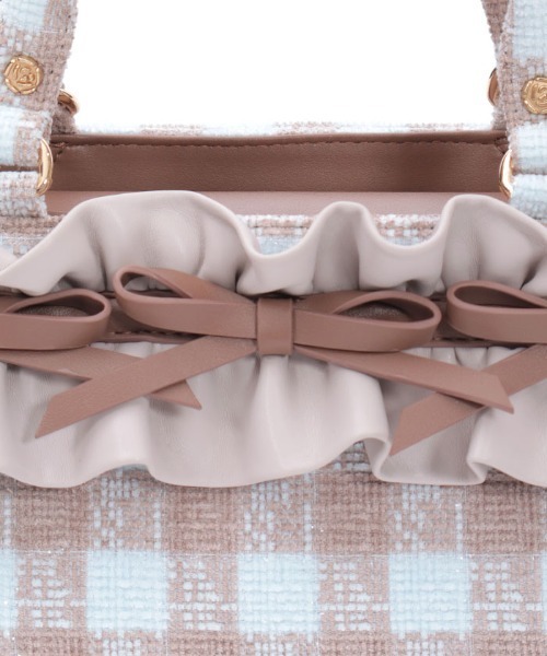 セール】ラメツイード推し活バッグ（ショルダーバッグ）｜axes femme