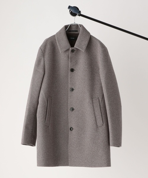 GLOBAL WORK（グローバルワーク）の「ウーリーテック/防風スマートショートステンカラーコート/451155（ステンカラーコート・メンズ・ブラウン系その他5/ネイビー・SMALL/MEDIUM/LARGE/X-LARGE）」の9枚目の写真