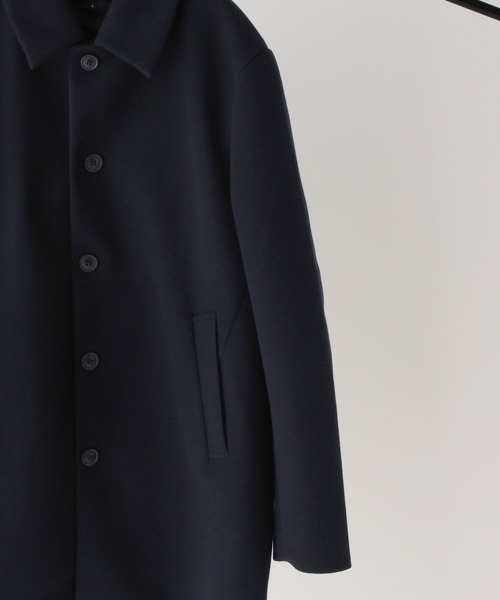 GLOBAL WORK（グローバルワーク）の「ウーリーテック/防風スマートショートステンカラーコート/451155（ステンカラーコート・メンズ・ブラウン系その他5/ネイビー・SMALL/MEDIUM/LARGE/X-LARGE）」の12枚目の写真