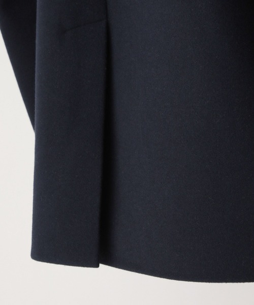 GLOBAL WORK（グローバルワーク）の「ウーリーテック/防風スマートショートステンカラーコート/451155（ステンカラーコート・メンズ・ブラウン系その他5/ネイビー・SMALL/MEDIUM/LARGE/X-LARGE）」の5枚目の写真