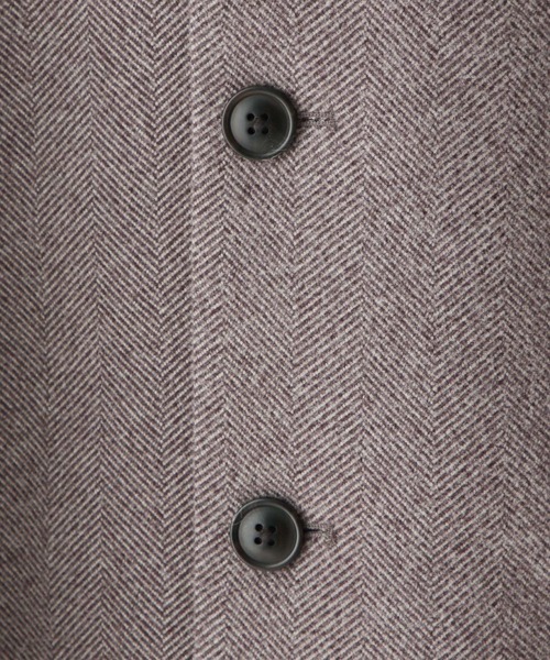 GLOBAL WORK（グローバルワーク）の「ウーリーテック/防風スマートショートステンカラーコート/451155（ステンカラーコート・メンズ・ブラウン系その他5/ネイビー・SMALL/MEDIUM/LARGE/X-LARGE）」の7枚目の写真