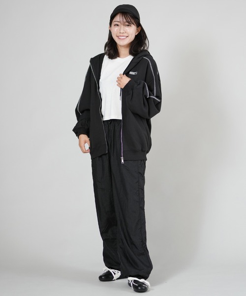 PUMA/プーマ ROSE T7 OVERSIZED FULL- ジップアップパーカー 633801