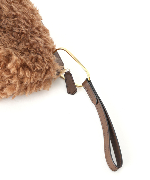 ORSETTO（オルセット）の「ORSETTO オルセット Mouton Bag MORBIDO 1503250010（クラッチバッグ・レディース・ブラウン・FREE）」の11枚目の写真