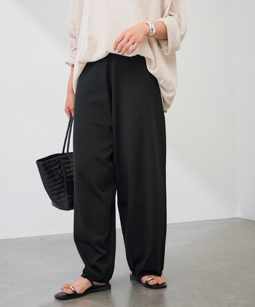 ≪手洗い可能 ≫ウォッシャブルニットパンツ