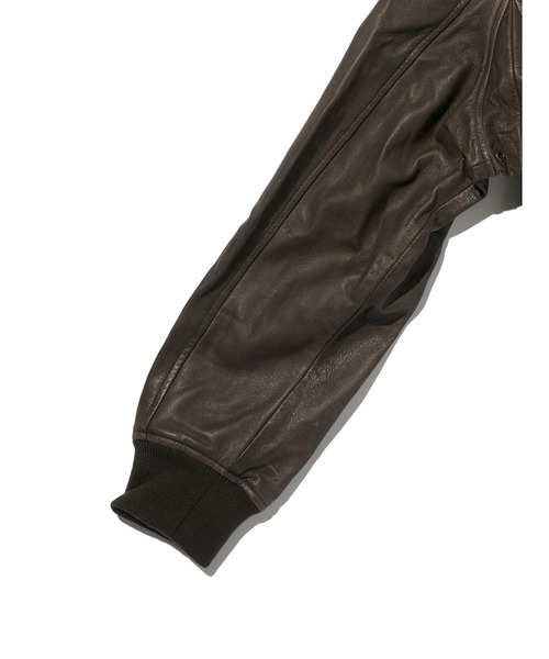 Levi's（リーバイス）の「Levi's/リーバイス LEVI'S(R) LEATHER COLLECTION CLAYTON LEATHER AVIATOR JACKET（ブルゾン・メンズ・ブラウン・XL/L/M/S）」の12枚目の写真