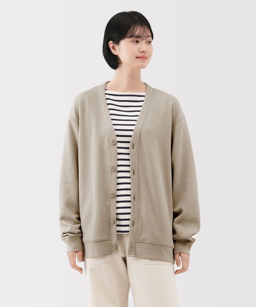 無印良品（ムジルシリョウヒン）の「紳士 二重編みVネック