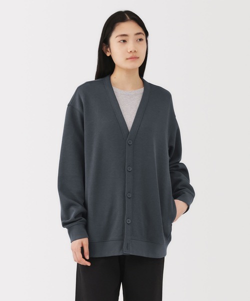 紳士 二重編みVネックカーディガン（カーディガン/ボレロ）｜無印良品