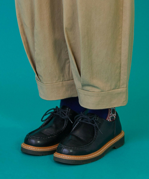 FRAPBOIS（フラボア）の「テンセルチノ2 パンツ（その他パンツ・レディース・ネイビー/ベージュ・2/1）」の8枚目の写真