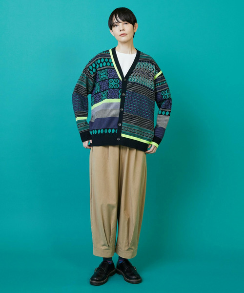 FRAPBOIS（フラボア）の「テンセルチノ2 パンツ（その他パンツ・レディース・ネイビー/ベージュ・2/1）」の15枚目の写真