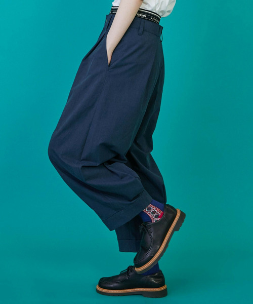 FRAPBOIS（フラボア）の「テンセルチノ2 パンツ（その他パンツ・レディース・ネイビー/ベージュ・2/1）」の17枚目の写真