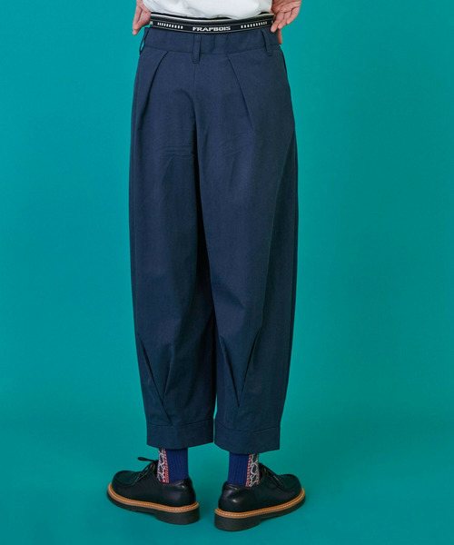 FRAPBOIS（フラボア）の「テンセルチノ2 パンツ（その他パンツ・レディース・ネイビー/ベージュ・2/1）」の18枚目の写真