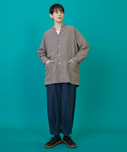 FRAPBOIS（フラボア）の「テンセルチノ2 パンツ（その他パンツ・レディース・ネイビー/ベージュ・2/1）」の22枚目の写真