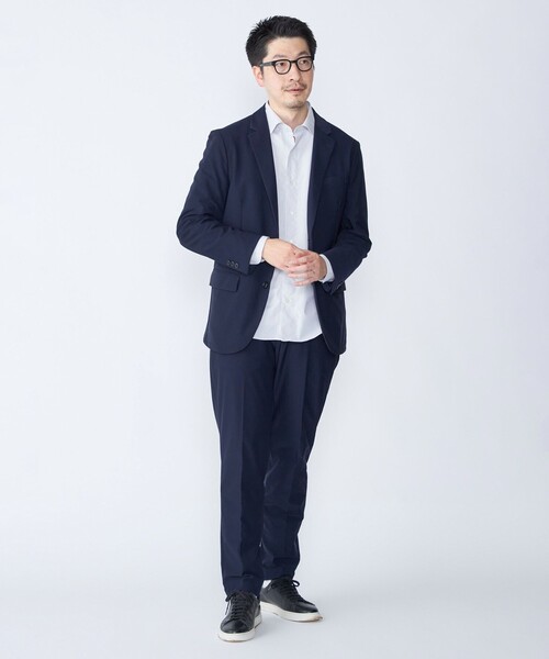 SHIPS（シップス）の「SHIPS:〈セットアップ対応/洗濯機可能〉AIR TOOL パンツ（Tシャツ/カットソー・メンズ・ブラック/ネイビー/ベージュ・MEDIUM/SMALL/X-LARGE/LARGE）」の7枚目の写真