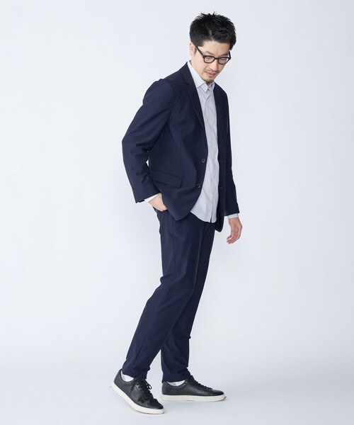 SHIPS（シップス）の「SHIPS:〈セットアップ対応/洗濯機可能〉AIR TOOL パンツ（Tシャツ/カットソー・メンズ・ブラック/ネイビー/ベージュ・MEDIUM/SMALL/X-LARGE/LARGE）」の10枚目の写真
