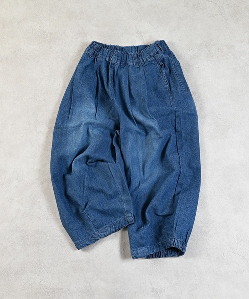 Life Support Products(ライフサポートプロダクツ)の「デニムバレルパンツ(デニムパンツ・キッズ・ブラック/ブルー・100/95/90/80/110/150/140/130/120)」の4枚目の写真