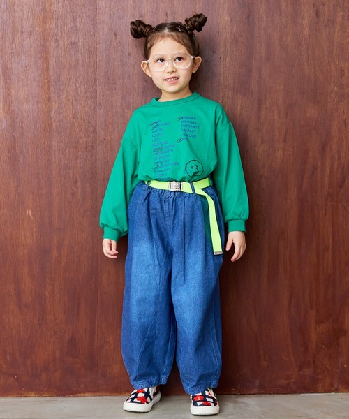 Life Support Products(ライフサポートプロダクツ)の「デニムバレルパンツ(デニムパンツ・キッズ・ブラック/ブルー・100/95/90/80/110/150/140/130/120)」の6枚目の写真